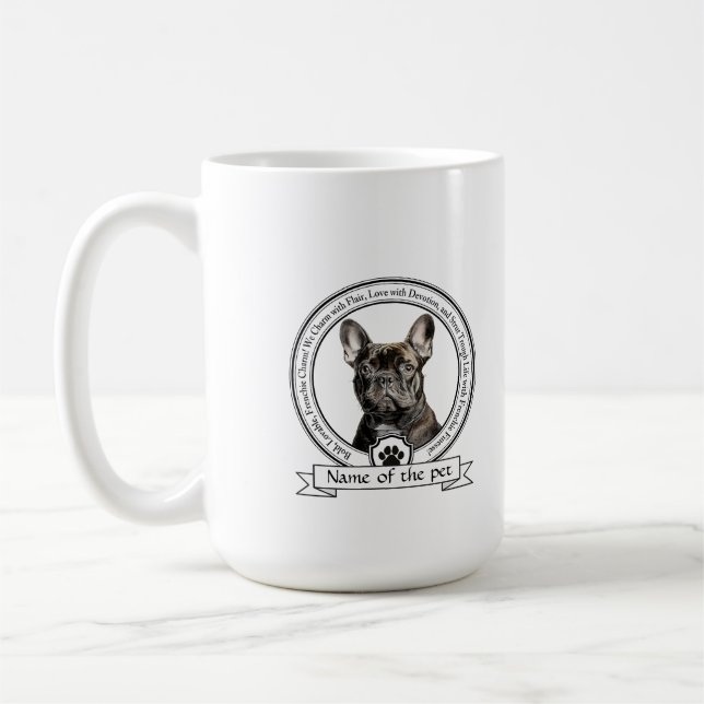 French Bulldog Credo Coffee Mug (Left)