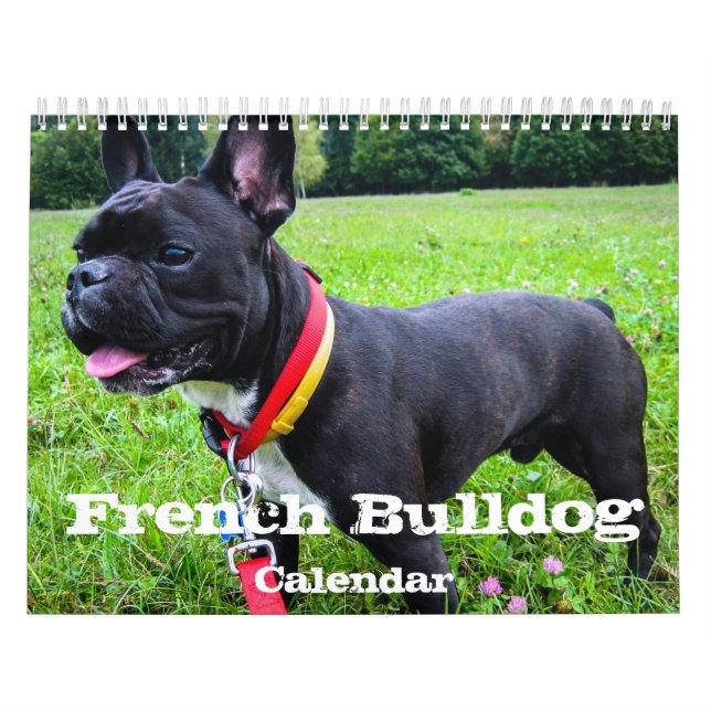 French Bulldog Custom Calendar Add Pet Photos (Cover)