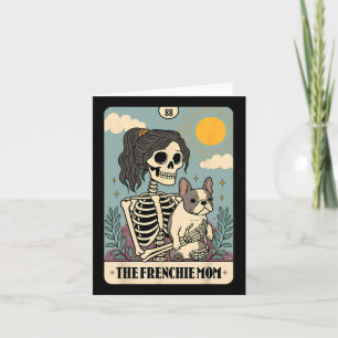 French Bulldog Cute Frenchie Dog Mum Tarot Card Sk