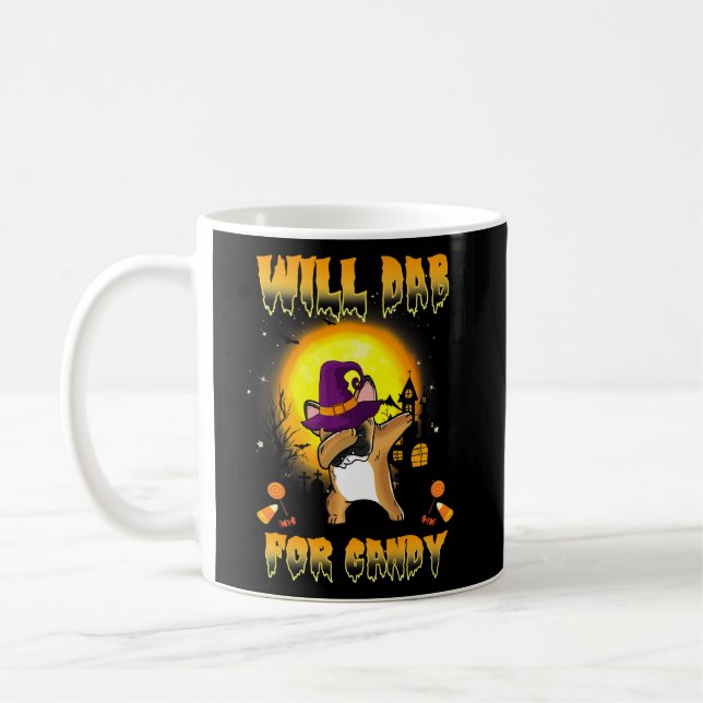 French Bulldog Dabbing Dog Will Dab For Candy Hall Coffee Mug (Left)