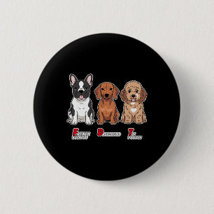 French Bulldog Dachshund Toy Poodle Funny Subtle A 6 Cm Round Badge