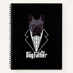 French Bulldog Dad Frenchie Papa Gift Notebook