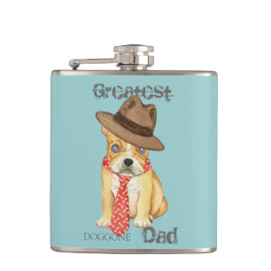 French Bulldog Dad Hip Flask