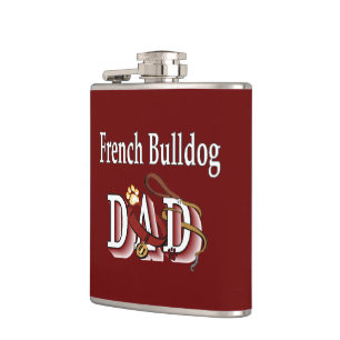 French Bulldog Dad Hip Flask