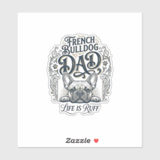 French Bulldog Dad Life Is Ruff Vintage Shirt Desi