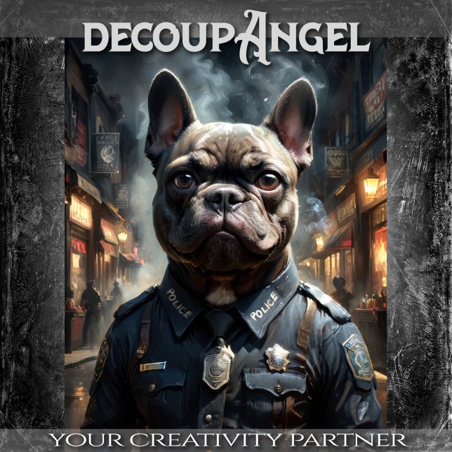 French Bulldog - Decoupage -  Tissue Paper (Creator Uploaded)