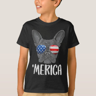 French Bulldog Dog 4th Of July American Flag 1 T-Shirt