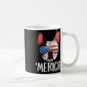 French Bulldog Dog 4th Of July American Flag 2  Coffee Mug