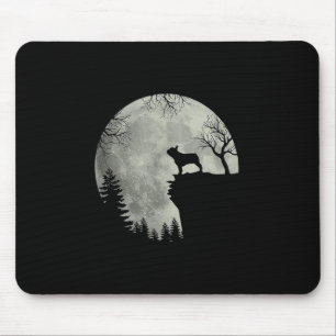 French Bulldog Dog And Moon Halloween Costume Mouse Mat
