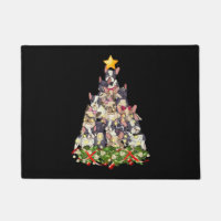 French Bulldog dog Christmas Light decor Xmas tree