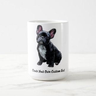 French Bulldog Dog Create Your Own Custom Text  Coffee Mug