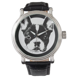 French Bulldog Dog Face Watch