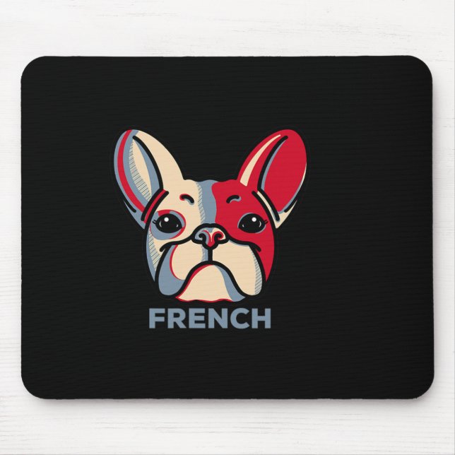 French Bulldog Dog Fun 1  Mouse Mat (Front)