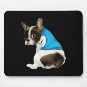 French-bulldog Dog I Love Mum Tattoo French-bulldo Mouse Mat