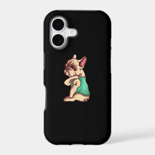 French Bulldog Dog I Love Mum Tattoo Lover Gift