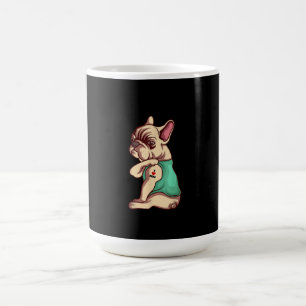 french bulldog dog i love mum tattoo lover gift coffee mug