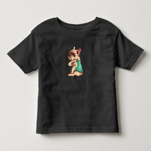 french bulldog dog i love mum tattoo lover gift toddler T-Shirt