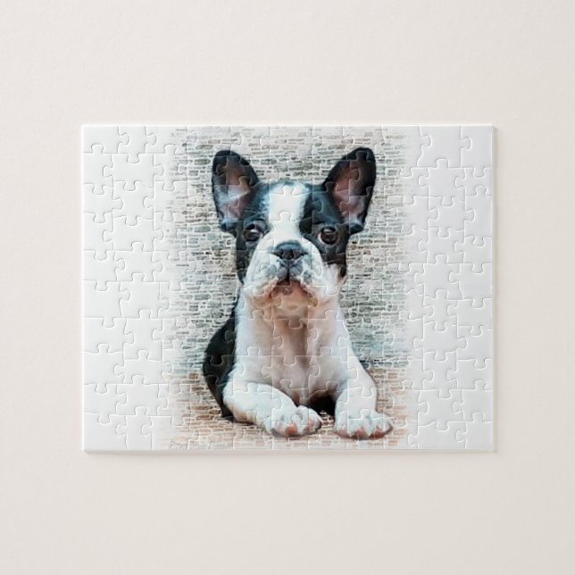 French bulldog dog jigsaw puzzle (Horizontal)