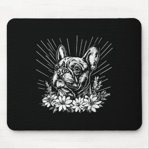 French Bulldog Dog Lover Retro Style Tattoo Mouse Mat