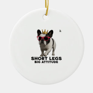 French Bulldog Dog Lovers Ceramic Tree Decoration