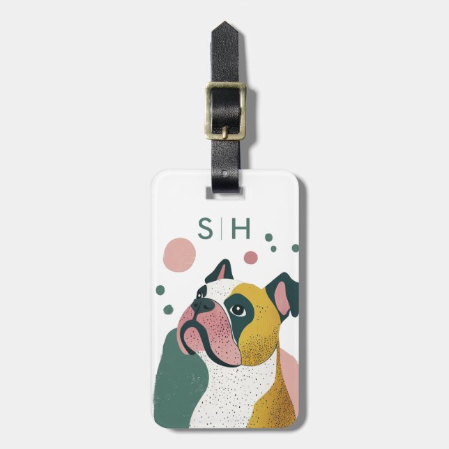 French Bulldog Dog Luggage Tags (Front Vertical)