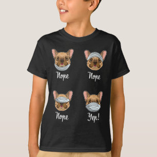 French Bulldog Dog Mask Bulldogs T-Shirt
