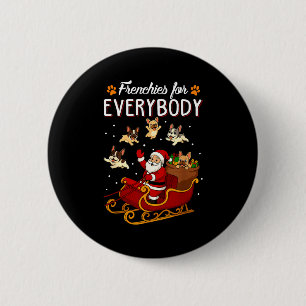 French Bulldog Dog Mom Men Women Kids Funny Christ 6 Cm Round Badge