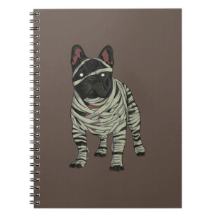 French Bulldog Dog Mummy Halloween Costume Dog Lov Notebook