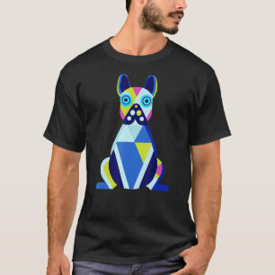 French Bulldog Dog Owner Frenchie Illustration Re T-Shirt