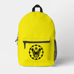 French Bulldog Dog Owner Printed Backpack