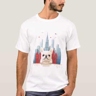 French Bulldog Dog Pet Animal Beauty Nature City T-Shirt