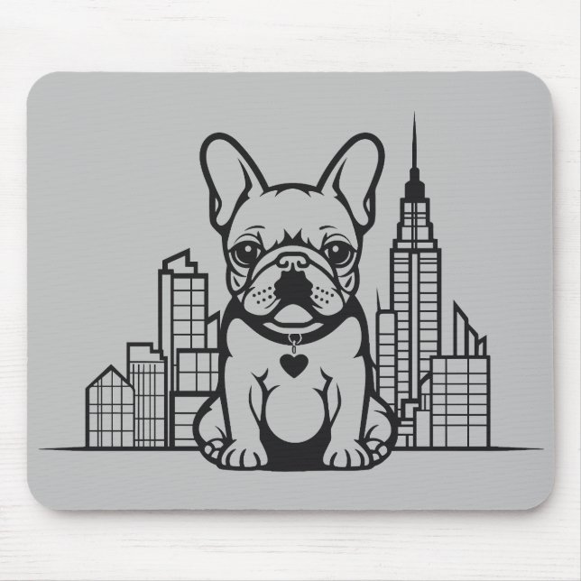 French Bulldog Dog Pet Animal World Furry Friend  Mouse Mat (Front)