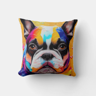 French Bulldog Dog Pet Cute Adorable Animal Compan Cushion