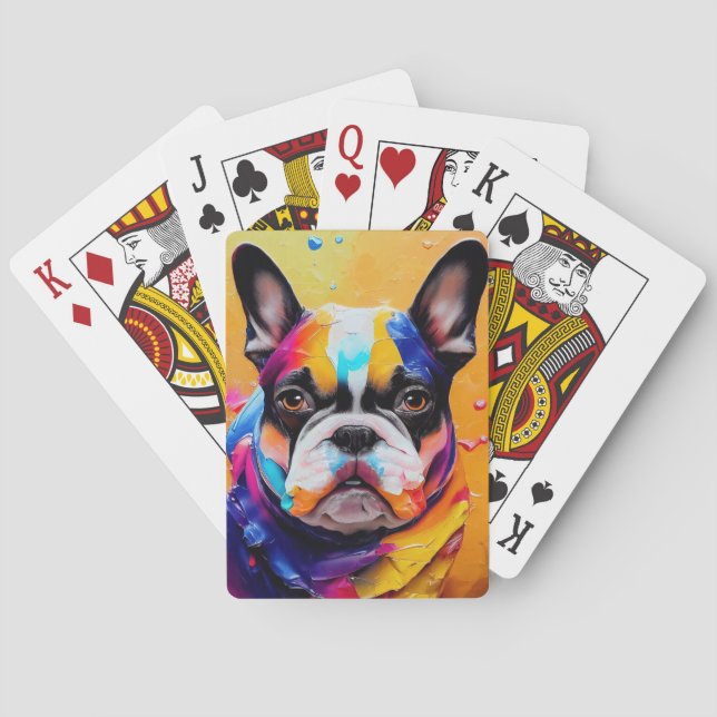 French Bulldog Dog Pet Cute Adorable Animal Compan Playing Cards (Back)