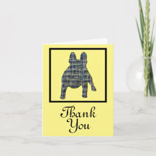 French Bulldog Dog Thank You Greeting Card