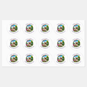 French Bulldog Dog Walker Day Care Stickers
