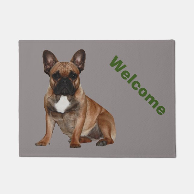 French Bulldog door mat (Front)