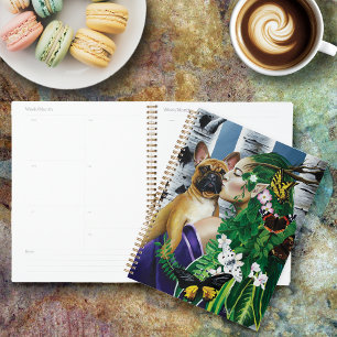French Bulldog Dryad Fantasy Planner