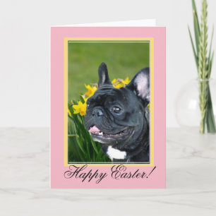 French Bulldog Easter dog greeting card