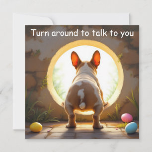 French Bulldog - Easter Holiday Card