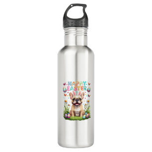 French Bulldog Easter Shirt Funny Frenchie Bunny T 710 Ml Water Bottle