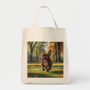 French Bulldog Elegant Grocery Tote Bag