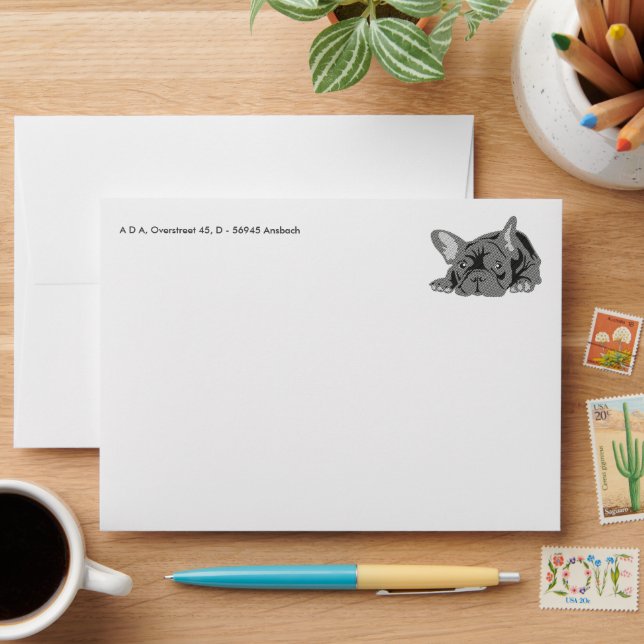 French Bulldog Envelope (Desk)