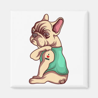 French Bulldog Face Refrigerator Magnet