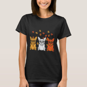 French Bulldog Fall Frenchie Dog Men Women Kids T-Shirt