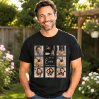French Bulldog father dad photo collage black