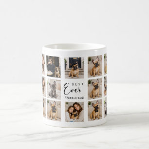 French Bulldog father dad photo collage Coffee Mug
