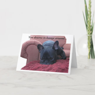 French Bulldog Father's Day Card