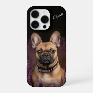 French Bulldog Fawn Frenchie Personalised iPhone 16 Pro Case