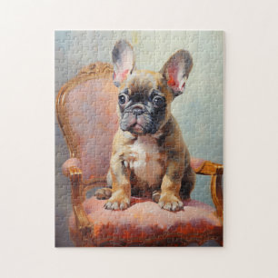 French Bulldog fawn puppy  Jigsaw Puzzle